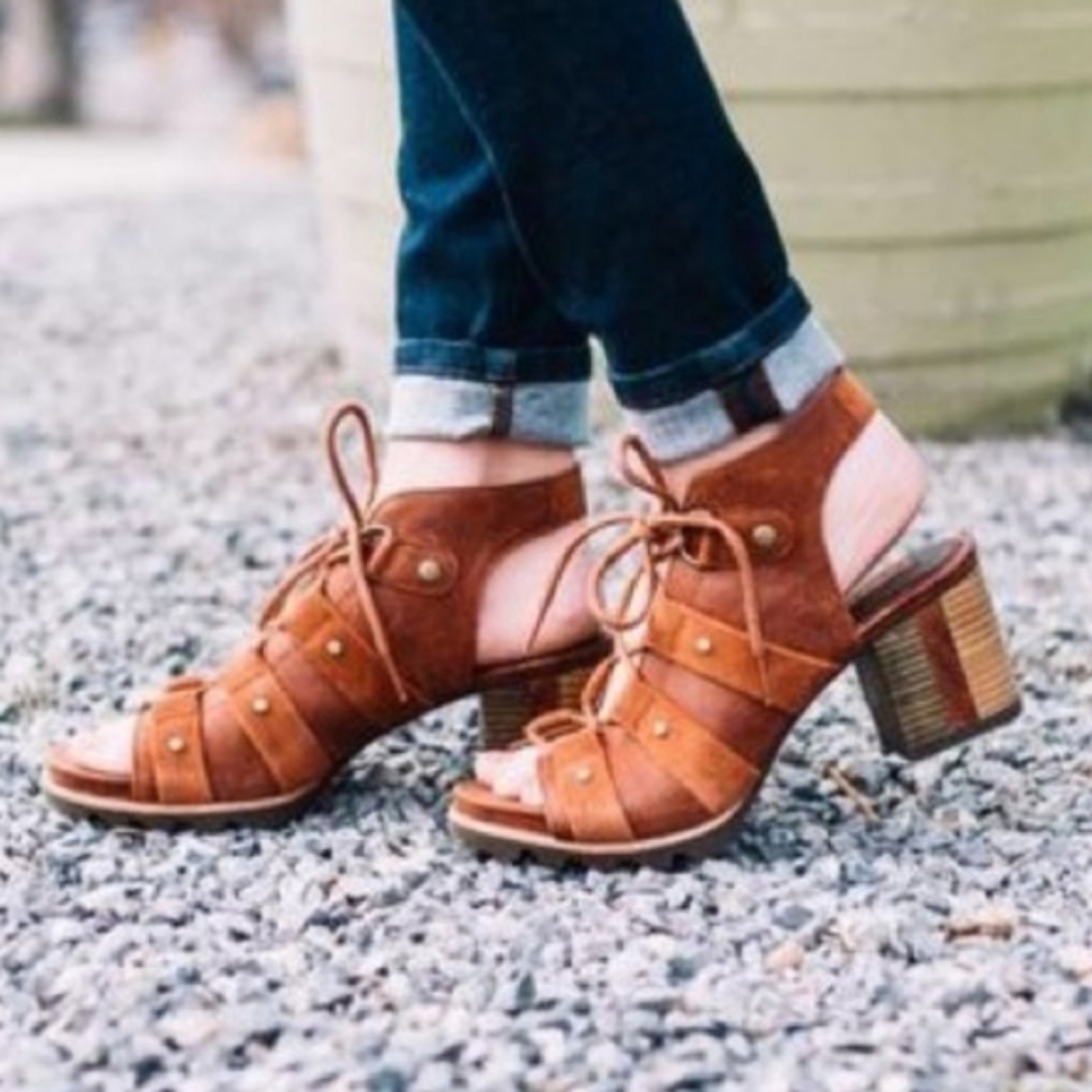 Sorel Addington Sandals Pebble-Silver Sage - Picture 4 of 14